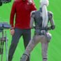 *EXCLUSIVE* Chris Pine, Simon Pegg, Sofia Boutella and Anton Yelchin film on a spaceship on the set of  „Star Trek Beyond”