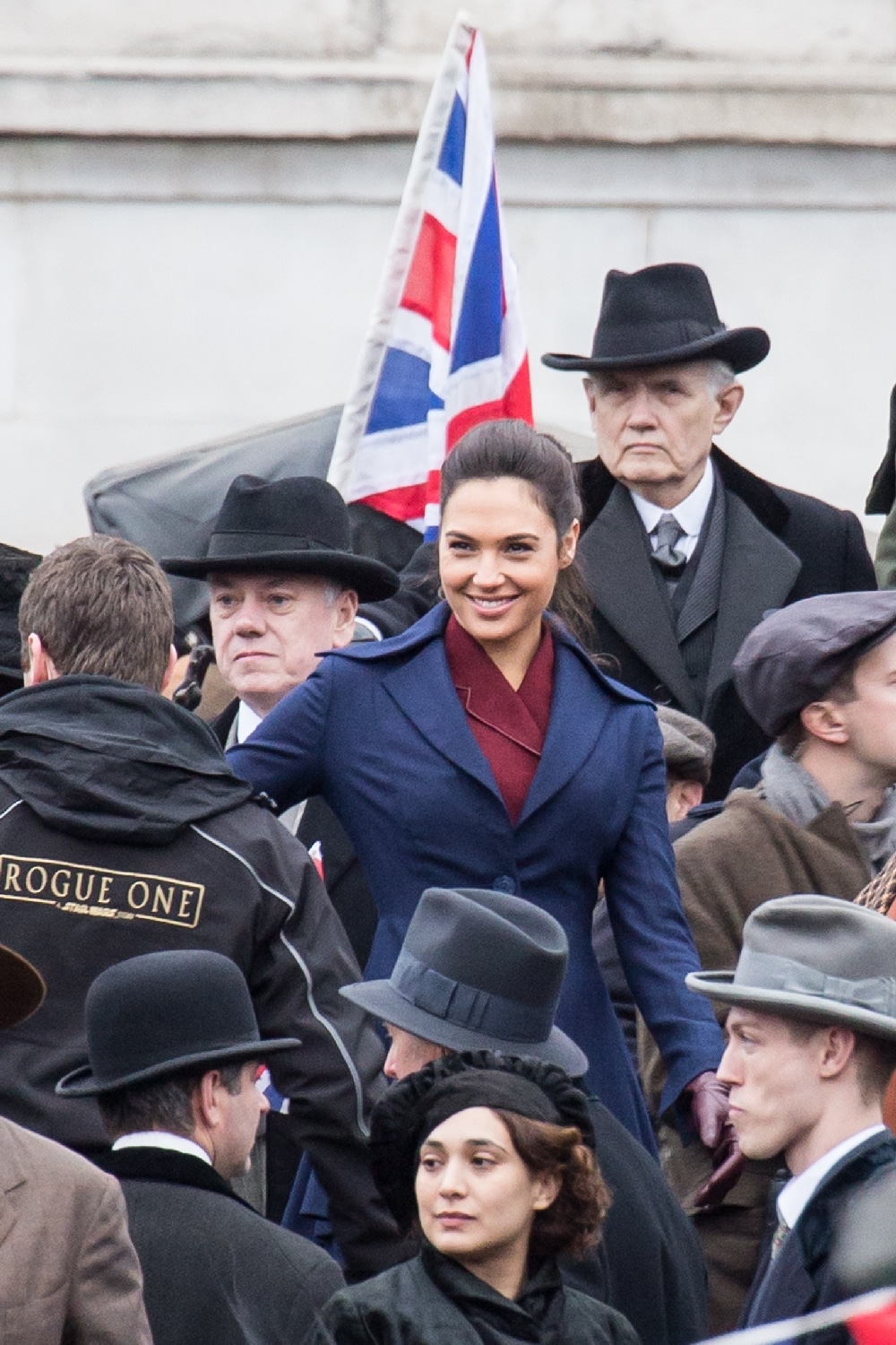 ’Wonder Woman’ filming in Trafalgar Square